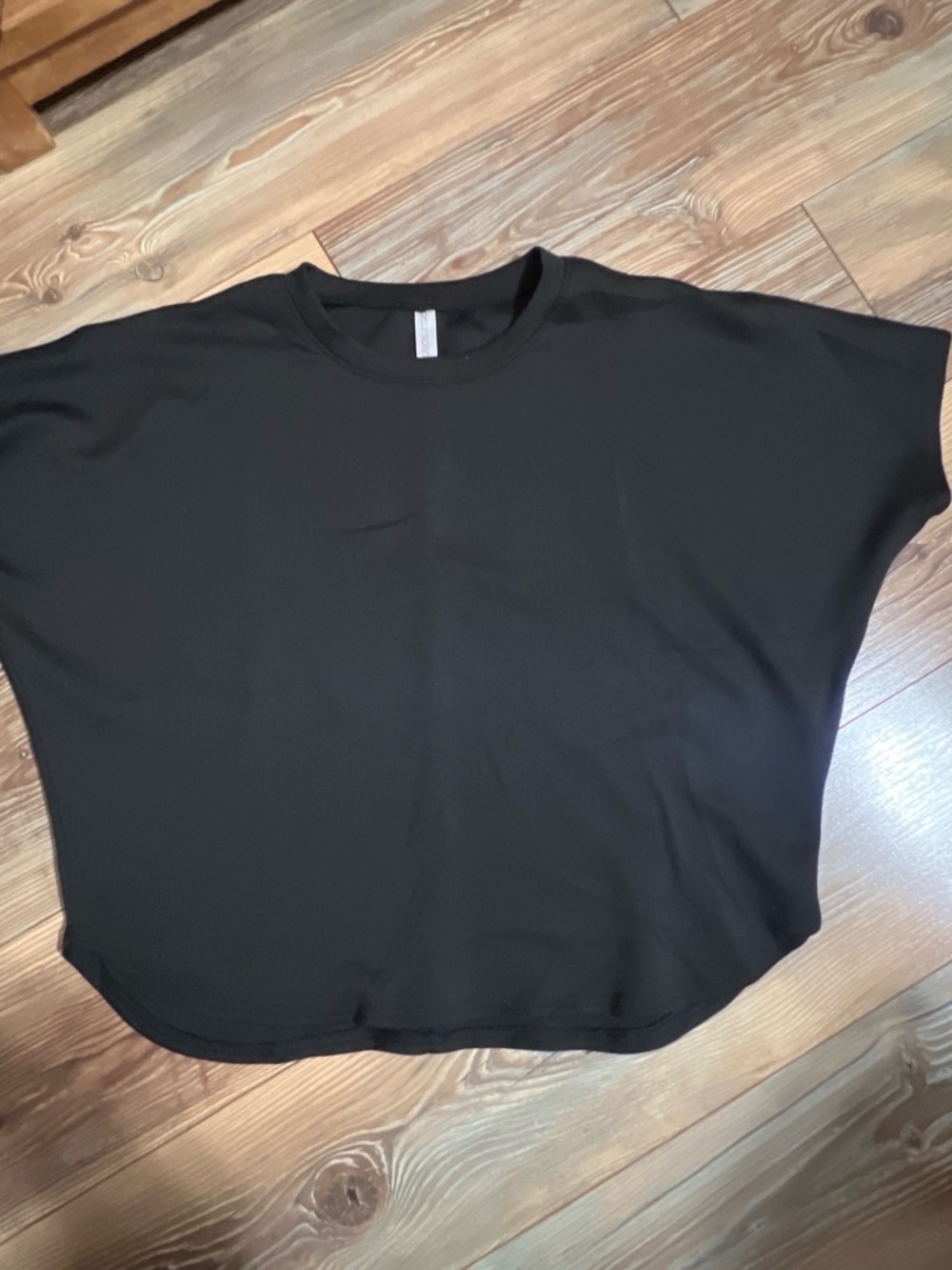 Classic Black Women's scuba Boxy Tee